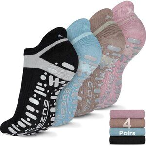 Non Slip Yoga Socks for Women, Anti-Skid Pilates, Barre,Hospital Socks with Grip